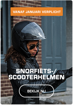 De scooterhelm is verplicht vanaf januari