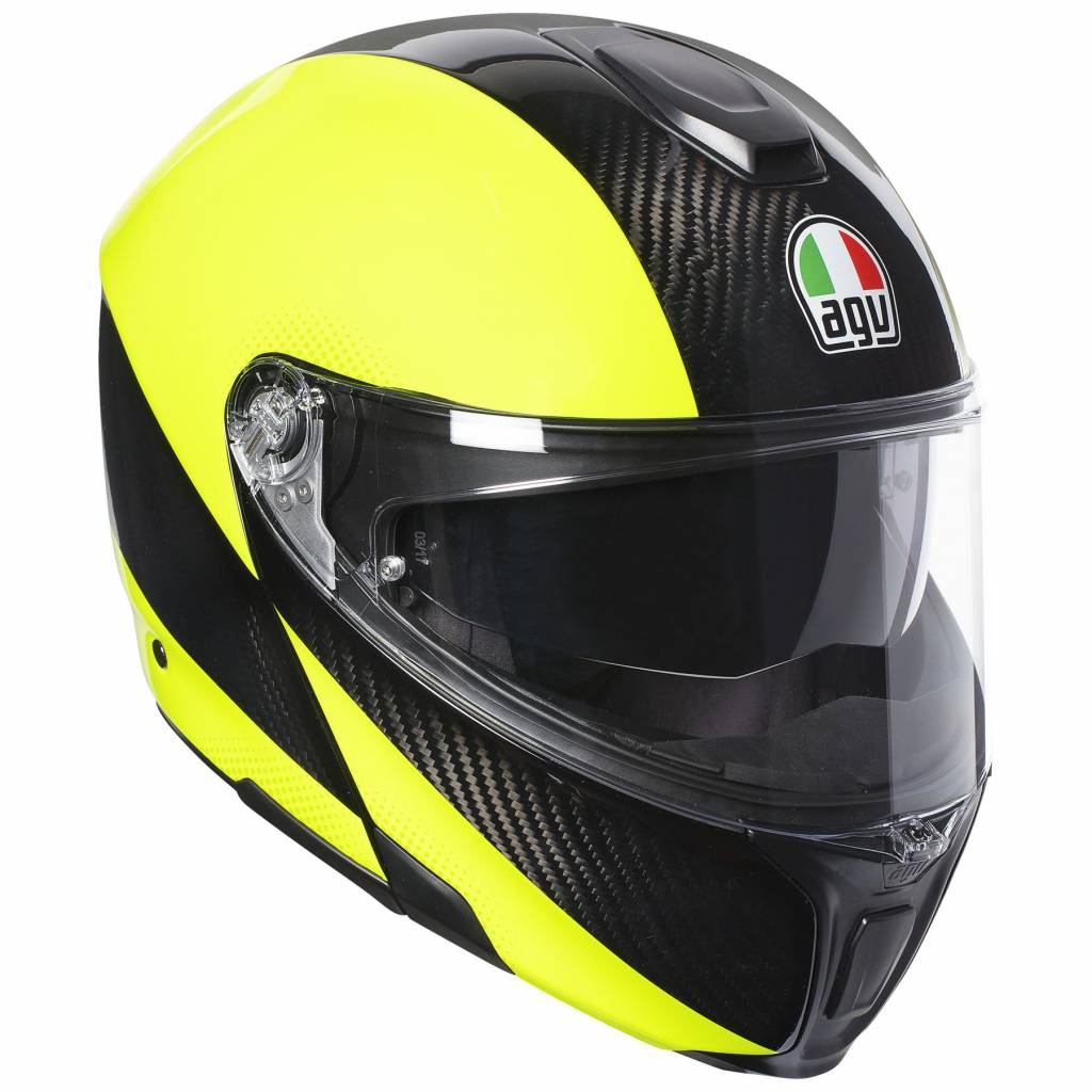 Volharding Koningin fax AGV Sportmodular Hi-Vis motorhelm | MKC Moto