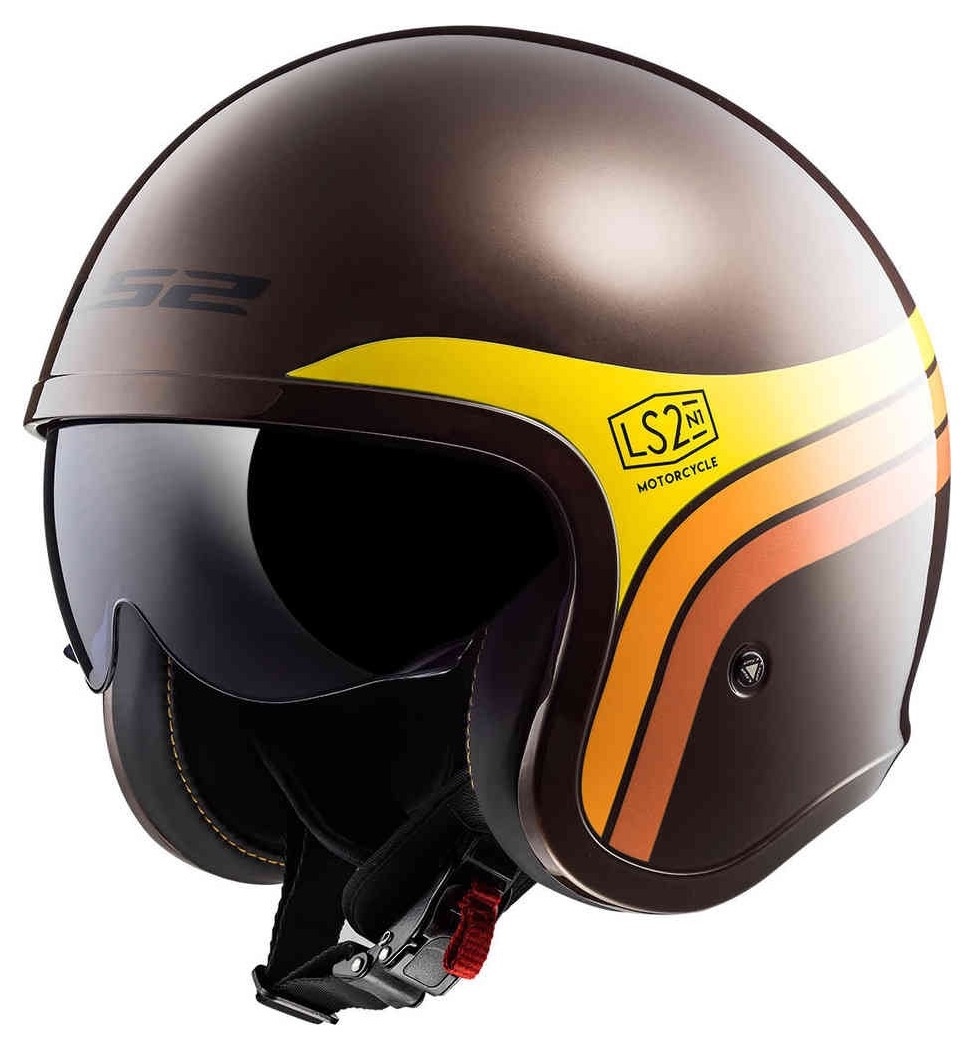 LS2 OF599 Spitfire Sunrise Glo MKC Moto