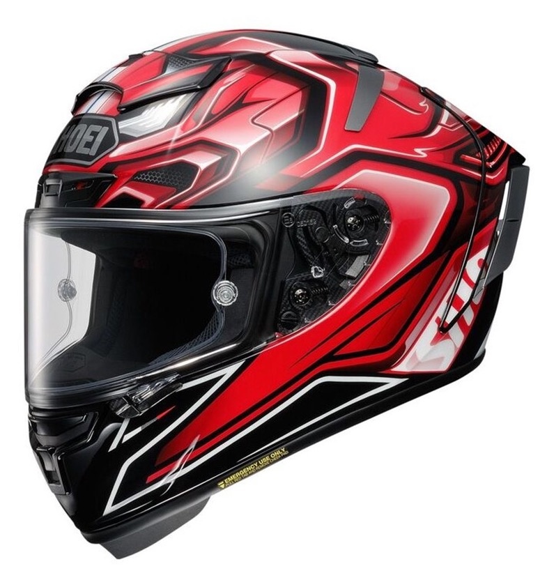 ding voertuig patroon Shoei X-Spirit III Aerodyne motorhelm | MKC Moto