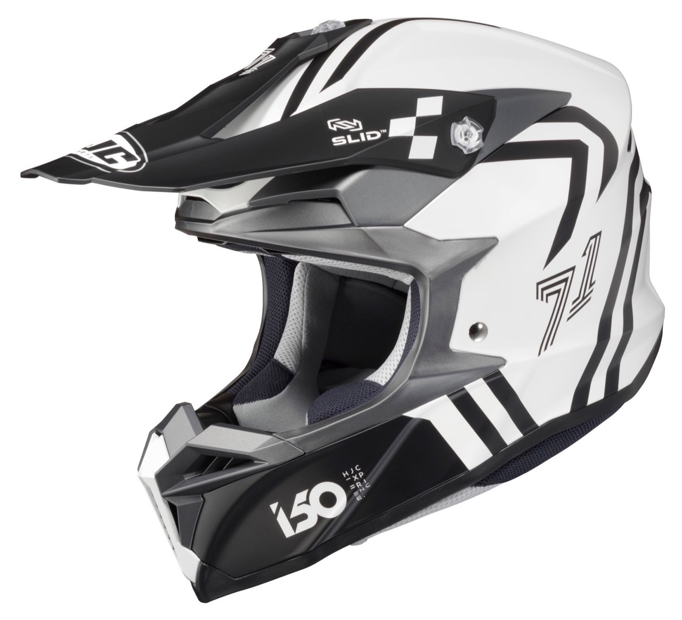 HJC i50 Hex Helmet MKC Moto