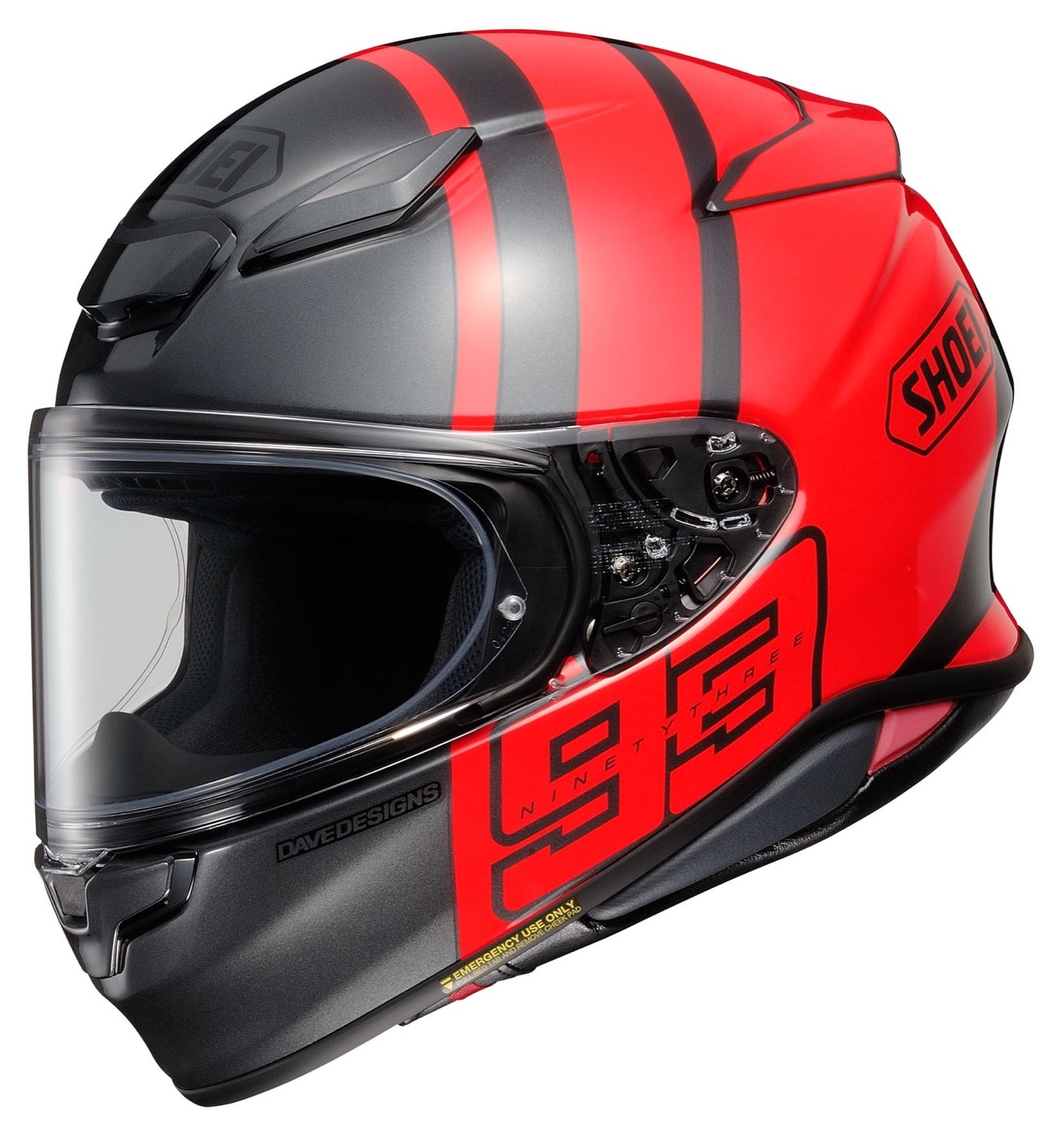 Shoei NXR2 MM93 Track Helmet MKC Moto