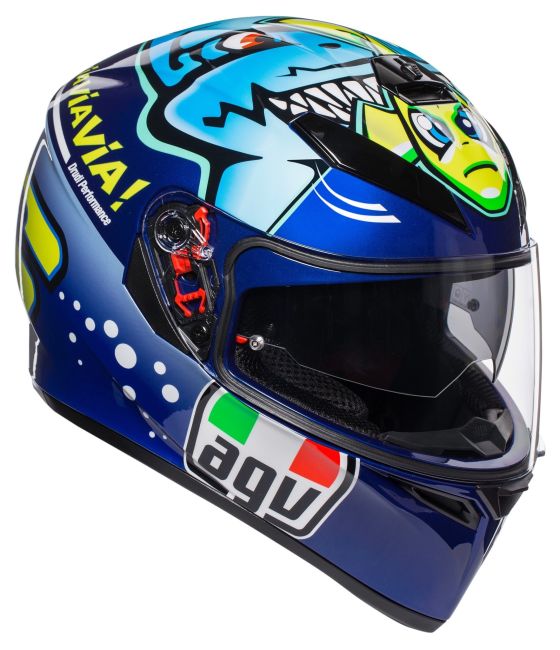 AGV K3 SV Rossi Misano 2015 motorcycle helmet | MKC Moto