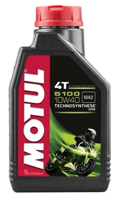 Huile 4T 5100 10W40 Motul moto : , huile moteur