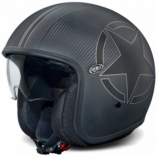 Vintage Carbon Star motorcycle Helmet