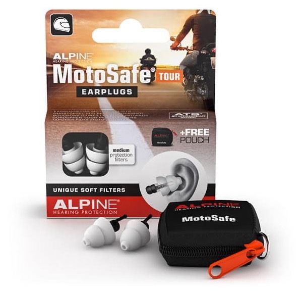 Bouchons d'oreille MotoSafe Tour mini grip pour motos