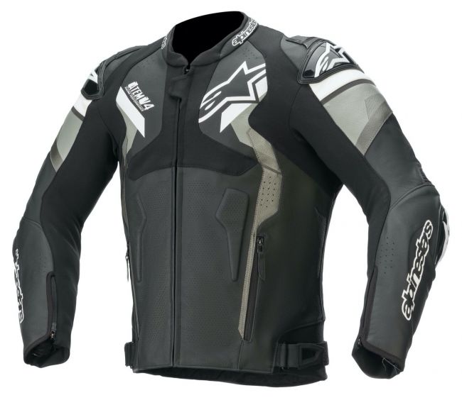 Atem V4 Leder-Motorradjacke