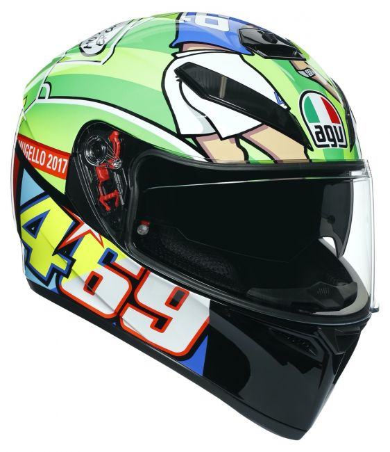 K3 SV Rossi Mugello 2017 motorhelm