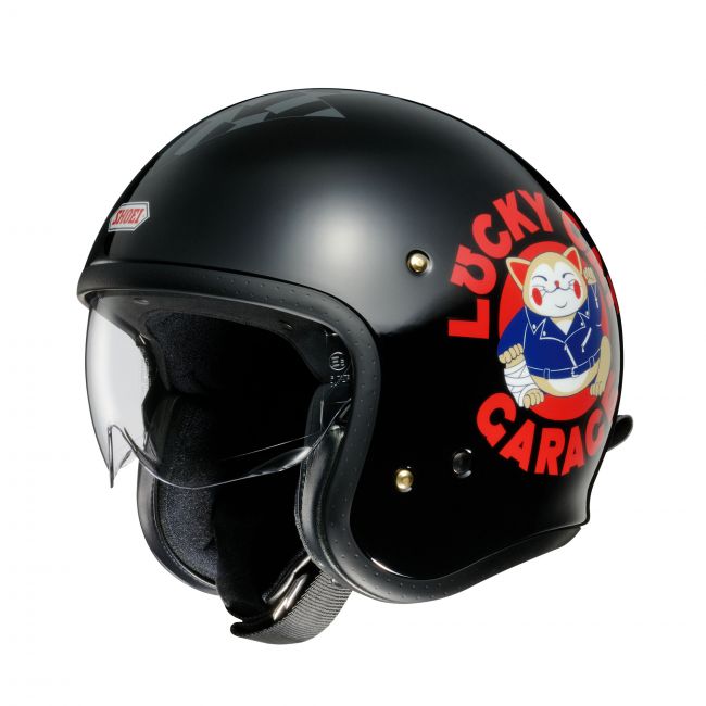 J.O Lucky Cat Garage Motorhelm