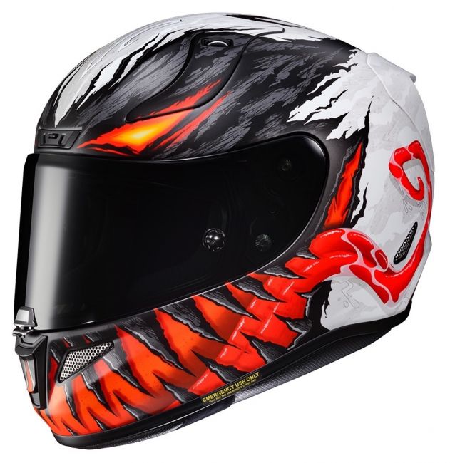 Casque moto HJC housse + 3 visières - Équipement moto