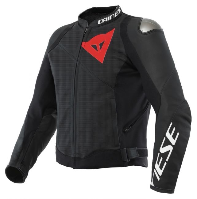 Perforated leather sales motorcycle jacket summer
