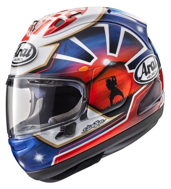 RX-7V EVO Pedrosa Spirit motorhelm