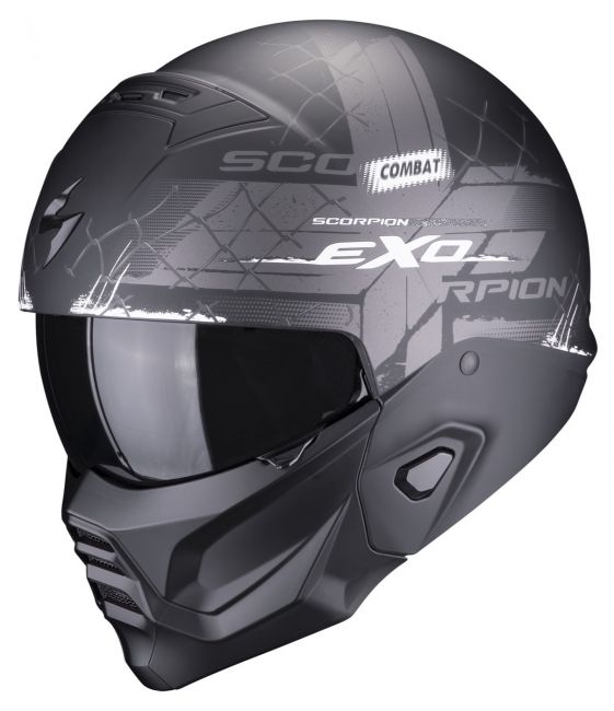 EXO-Combat II Xenon Motorhelm