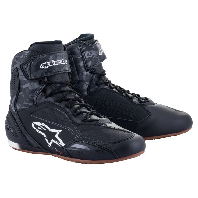alpinestars FASTER-3 レーシングブーツ ブラック 26レザー Faster 3 Shoes - BLACK RACING/SPORT Riding Shoes | Alpinestars