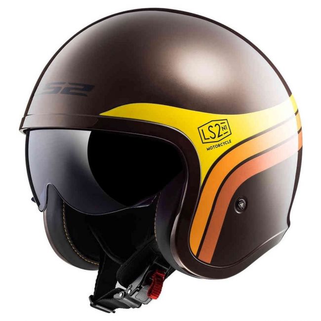 ★美品★ LS2 SPITFIRE OF599 XL ジェットヘルメット 全品10%+1300円☆8/15(金)限定／ LS2 エルエスツー OF599