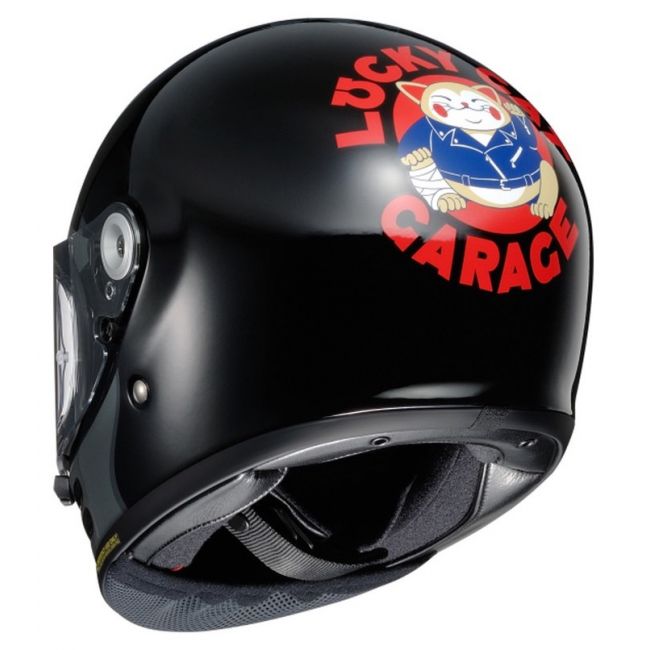 【楽ギフ_のし宛書】 Shoei Glamster Lucky Cat Garage Helmet | MKC Moto バイクウェア・装備