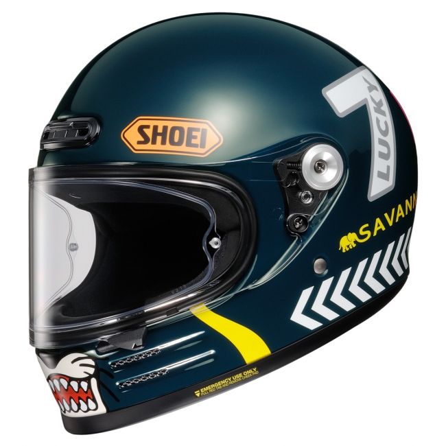 Shoei Glamster 06 Cheetah Custom Cycles Helmet | MKC Moto